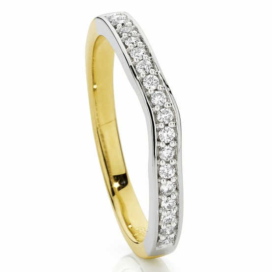 زفاف - Luxry خاتم الزواج الماس الماس المشاركة ♥ خاتم الكمال
