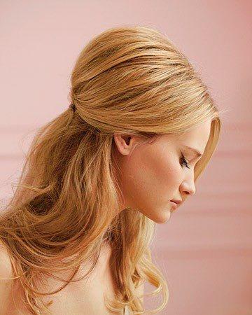 Wedding - Natural Wedding HairStyles ♥ Half Up Wedding Hairstyle 