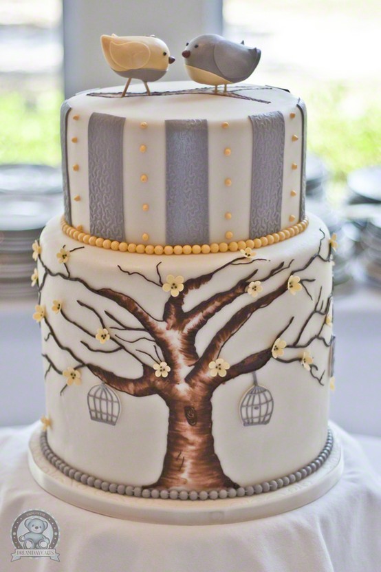 Свадьба - Ручная роспись Свадебные торты ♥ Свадебный торт Design