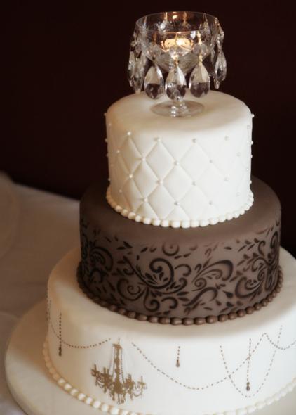 Wedding - Fondant Chocolate Wedding Cakes ♥ Wedding Cake Design 