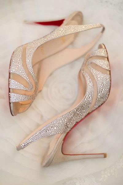 Mariage - Chaussures Christian Louboutin Wedding ♥ Wedding Chic et à la mode chaussures à talons hauts