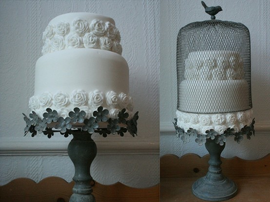 Свадьба - Birdcage Свадебный торт стенд