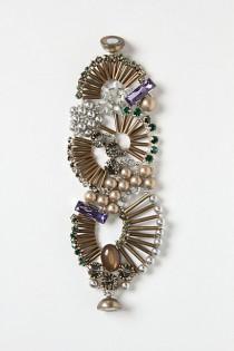 wedding photo - Fanned Beads Bracelet - B
