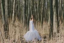 wedding photo -  Alone in the woods