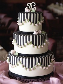 wedding photo - Black & White Stripes