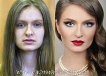 wedding photo - 25 Unglaubliche Makeup Transformationen