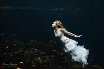 wedding photo - Sofia+Mike - Cenote Underwater Trash The Dress Photographer - Ivan Luckie Photography-1
