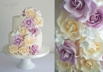 wedding photo - Cascading Roses And Hydrangea