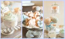 wedding photo - Duck Egg Und Peach Collage