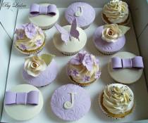 wedding photo - Lavender Cupcakes
