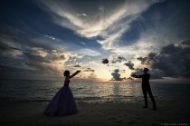 wedding photo - [الزفاف] غروب الشمس لحظة