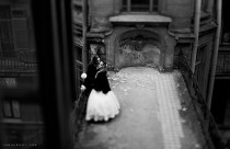 wedding photo - Mariage à Saint-Pétersbourg, Russie gothique