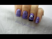 wedding photo - Despicable Me 2: Evil Purple Minion Nails