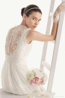 wedding photo - Oceania Sleeveless Draped Ruched Wedding Gown