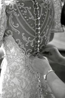 wedding photo - Wedding dress with crystals and rhinestones