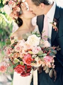 wedding photo -  Luscious Garden Bouquet. 