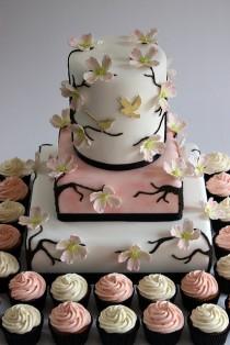 wedding photo - Wedding Cake with an icing on the top