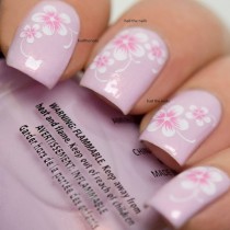 wedding photo - Pink Daisy Nail Wraps Nail Art Nail Decals Water Transfers Salon Quality Y139 - New