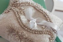 wedding photo - Wedding Ring Bearer Pillow