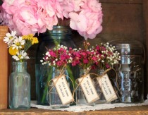 wedding photo -  Apothercary Bottle With Name And Date Favor