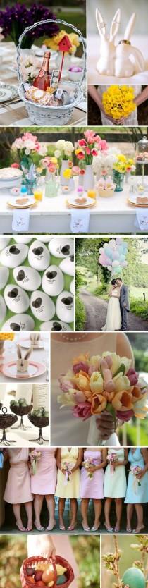 wedding photo - Charming Wedding Ideas Inspired By Easter