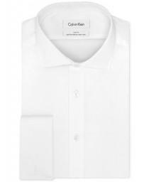 wedding photo - Calvin Klein STEEL Men&#039;s Slim-Fit Non-Iron Performance Solid French Cuff Dress Shirt