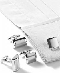 wedding photo - Kenneth Cole Kenneth Cole Reaction Brushed Cufflinks