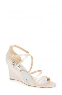 Badgley Mischka Bonanza Strappy Wedge Sandal (Women) wedding photo - Badgley Mischka Bonanza Strappy Wedge Sandal (Women)