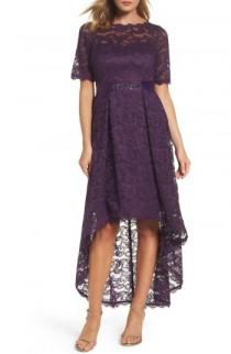 Adrianna Papell High/Low Lace Dress wedding photo - Adrianna Papell High/Low Lace Dress