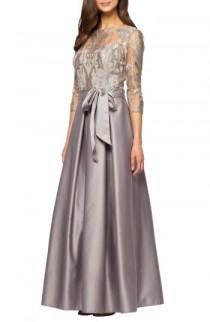 Alex Evenings Embroidered Bodice Ballgown wedding photo - Alex Evenings Embroidered Bodice Ballgown