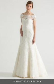 Sareh Nouri Clara Low Back Lace Gown wedding photo - Sareh Nouri Clara Low Back Lace Gown