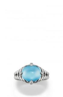 David Yurman Chatelaine® Single Gemstone & Diamond Ring wedding photo - David Yurman Chatelaine® Single Gemstone & Diamond Ring