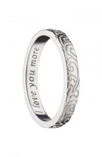 Monica Rich Kosann Love You More Scrollwork Ring wedding photo - Monica Rich Kosann Love You More Scrollwork Ring
