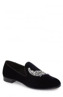 Giuseppe Zanotti Swarovski Venetian Loafer (Men) wedding photo - Giuseppe Zanotti Swarovski Venetian Loafer (Men)