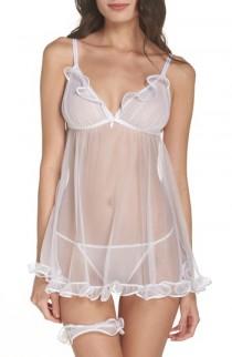 Black Bow Lauryn Babydoll Chemise, G-String & Garter Set wedding photo - Black Bow Lauryn Babydoll Chemise, G-String & Garter Set