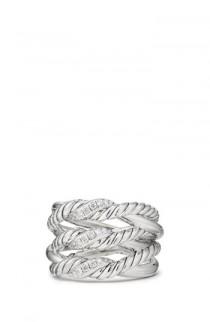 David Yurman Continuance® 3-Row Ring with Diamonds wedding photo - David Yurman Continuance® 3-Row Ring with Diamonds
