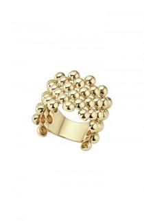 LAGOS Caviar Gold Wide Band Ring wedding photo - LAGOS Caviar Gold Wide Band Ring