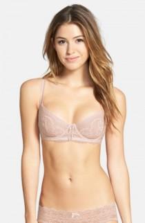 Skarlett Blue 'Minx' Unlined Lace Demi Underwire Bra wedding photo - Skarlett Blue 'Minx' Unlined Lace Demi Underwire Bra
