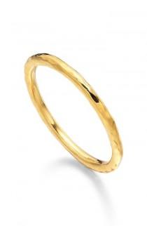 Monica Vinader Siren Hammered Stacking Ring wedding photo - Monica Vinader Siren Hammered Stacking Ring