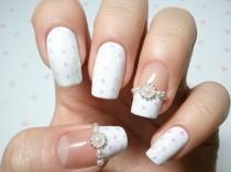 wedding photo - Bridal Nail Designs ♥ Wedding Nail Art 
