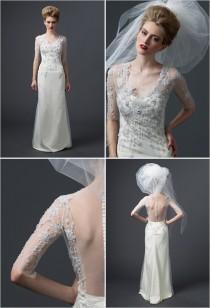wedding photo - Wedding Gown With Sleeves By Sareh Nouri