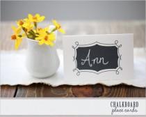 wedding photo - Chalkboard Pace Cards