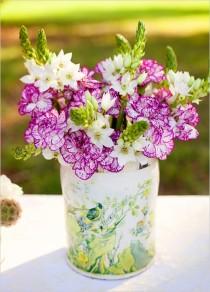 wedding photo - Цветок Florals Tin
