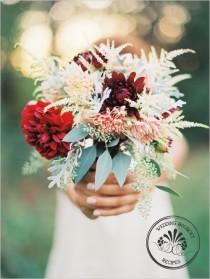 wedding photo - Dahlia Wedding Bouquet