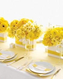 wedding photo - Солнечный желтый лимон Декор свадебных
