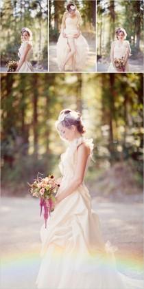 wedding photo - Palettes de mariée de couleur crème