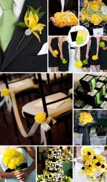 wedding photo -  Noir Palettes de couleurs de mariage