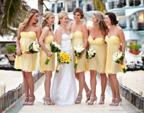 wedding photo - يانع اللون الأصفر لوحات الزفاف