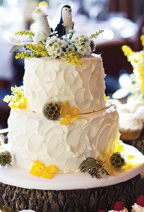 wedding photo - Rustic Wedding Cake Ideas  ♥ Wedding Cake Design 
