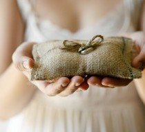 wedding photo - Wedding Ring Pillow 